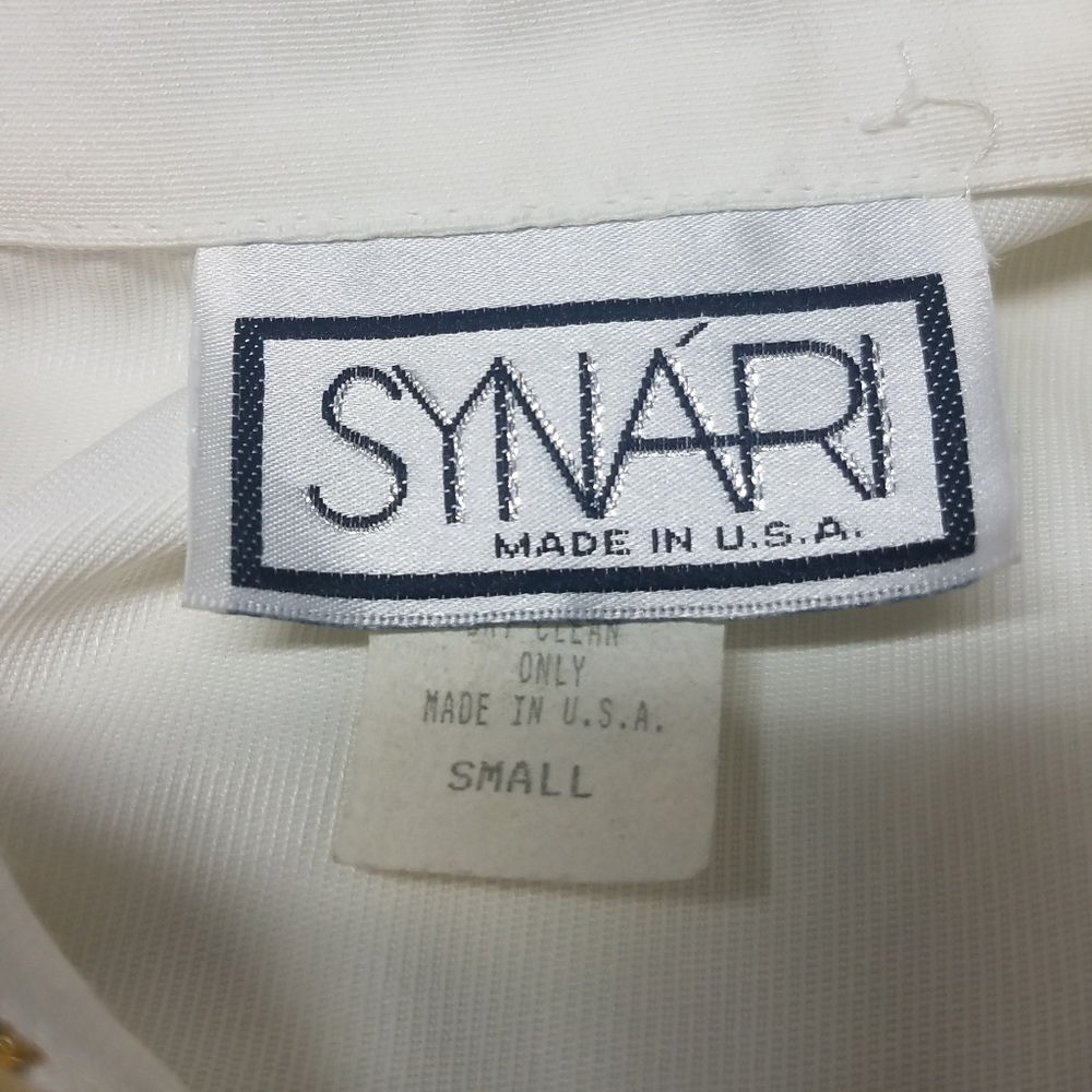 NWT Vintage Sailor Military Style White Top - Picture 11 of 12